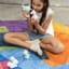 Dhink Mini Colour Changing LED Night Light | White Unicorn With Pastel Pink Mane & Tail
