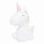 Dhink Mini Colour Changing LED Night Light | White Unicorn With Pastel Pink Mane & Tail