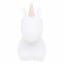 Dhink Mini Colour Changing LED Night Light | White Unicorn With Pastel Pink Mane & Tail