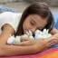 Dhink Mini Colour Changing LED Night Light | White Unicorn With Pastel Pink Mane & Tail