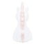 Dhink Mini Colour Changing LED Night Light | White Unicorn With Pastel Pink Mane & Tail