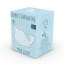 Dhink Mini Colour Changing LED Night Light | Pastel Blue Narwhal With White Horn