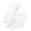 Dhink Mini Colour Changing LED Night Light | White Bunny With Fluffy Faux Fur Pom Tail
