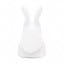 Dhink Mini Colour Changing LED Night Light | White Bunny With Fluffy Faux Fur Pom Tail