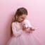 Dhink Medium Pastel Pink Narwhal With Gold Horn Colour Changing LED Night Light