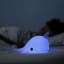Dhink Medium Pastel Blue Narwhal With Silver Horn Colour Changing LED Night Light