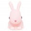 Dhink Medium Pastel Candy Pink Bunny With Fluffy Faux Fur Pom Tail Colour Changing LED Night Light
