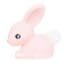 Dhink Medium Pastel Candy Pink Bunny With Fluffy Faux Fur Pom Tail Colour Changing LED Night Light