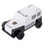 Dhink Medium Black And White Police Car Colour Changing LED Night Light & Toy With Stickers