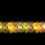 Dhink Mixed Coloured Pastel Jumping Deer LED String Lights With 10 Lights