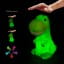 Dhink Medium Green Dinosaur Colour Changing LED Night Light