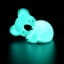 Dhink Mini White Sleeping Koala Colour Changing LED Night Light