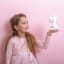 Dhink Rechargeable Medium White Dinosaur Colour Changing LED Night Light With USB Cable