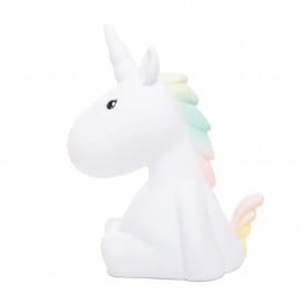 Dhink Rechargeable Medium White Unicorn Colour Changing LED Night Light With USB Cable