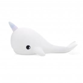 Dhink Rechargeable Medium White Narwhal Colour Changing LED Night Light With USB Cable