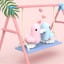 Canar Duck & Heart Soft Pastel Blue LED Mood Light