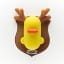 Canar Yellow & Brown Duck Wall Money Bank
