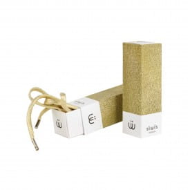 Sliwilis | Manhattan Metallic Gold Shoelaces | 120cm
