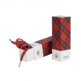 Sliwilis | Genuine Red Tartan Shoelaces | 140cm