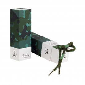 Sliwilis | Savage Forest Green Camo Shoelaces | 120cm