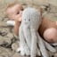 Flow Amsterdam | Olly Octopus Heartbeat Comforter | Grey