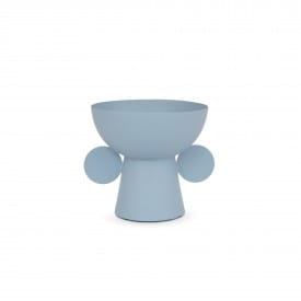 Helio Ferretti | Luxe Collection Spherical Vase | Light Blue | 14cm