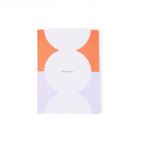 Helio Ferretti | Always Today A5 Notebook | Orange & Lilac Spot