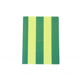 Helio Ferretti | Always Today A5 Notebook | Green & Yellow Stripe