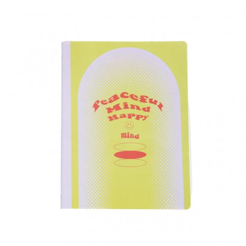 Helio Ferretti | A5 Notebook | Happy Mind | Yellow