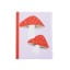 Helio Ferretti | Mushroom A5 Notebook | Red