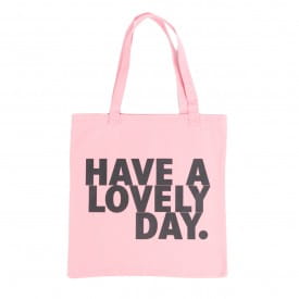 Helio Ferretti | Double Sided Tote Bag | Lovely Day | Pink