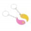 Helio Ferretti | Set of 2 Keyrings | Ying Yang | Yellow & Lilac