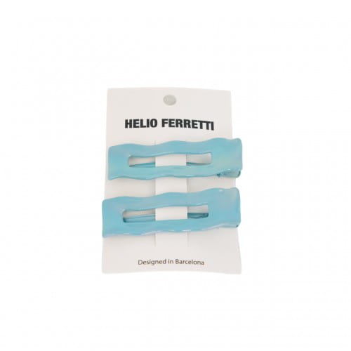 Helio Ferretti | Hair Clips | Blue | Set of 2