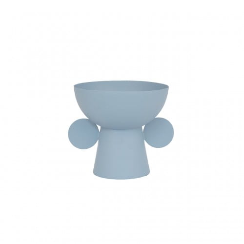 Helio Ferretti | Luxe Collection Spherical Vase | Light Blue | 14cm