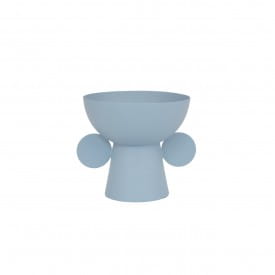 Helio Ferretti | Luxe Collection Spherical Vase | Light Blue | 14cm