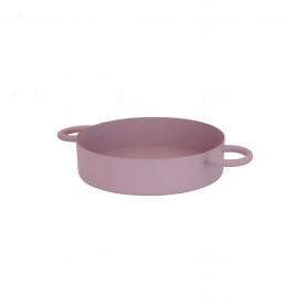 Helio Ferretti | Luxe Collection Medium Circular Tray | Soft Pink | 31cm