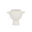 Helio Ferretti | Luxe Collection Circular Vase | Off White | 18.5cm