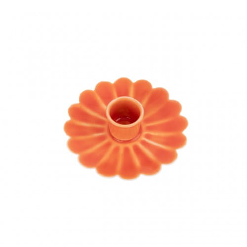 Helio Ferretti | Candle Holder | Orange Floral | 8cm