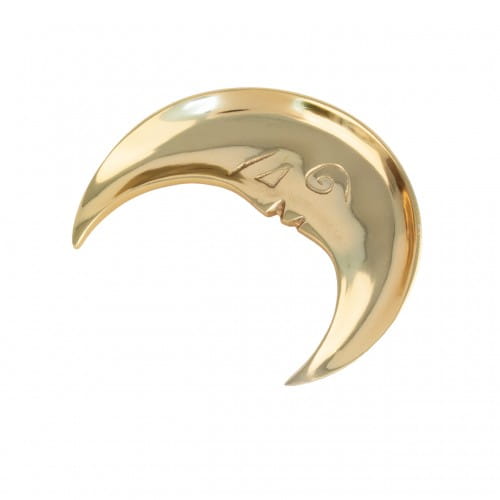 Helio Ferretti | Metal Moon Jewellery Dish | Gold