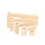 Helio Ferretti | Multi Arm Wooden Candleholder | Light Wood