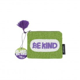 Helio Ferretti | Bright Sentiment Pouch With Tassel | Be Kind