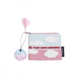 Helio Ferretti | Bright Sentiment Pouch With Tassel | Be Your Own Sunshine