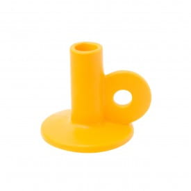 Helio Ferretti | Ceramic Candle Holder | Orange
