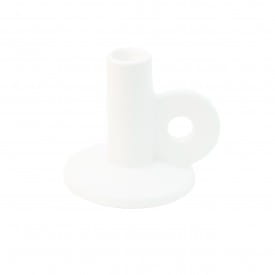 Helio Ferretti | Ceramic Candle Holder | White