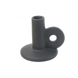 Helio Ferretti | Ceramic Candle Holder | Black