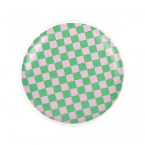 Helio Ferretti | Ceramic Decorative Jewellery Dish | Chequered