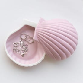 Helio Ferretti | Ceramic Shell Jewellery Box | Soft Pink