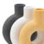 Helio Ferretti | Ceramic Candle Holder | White Oval