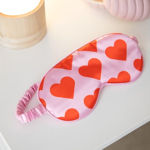 Helio Ferretti | Eye Mask | Heart | Red & Pink