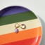 Helio Ferretti | Ceramic Decorative Jewellery Dish | Rainbow Stripes